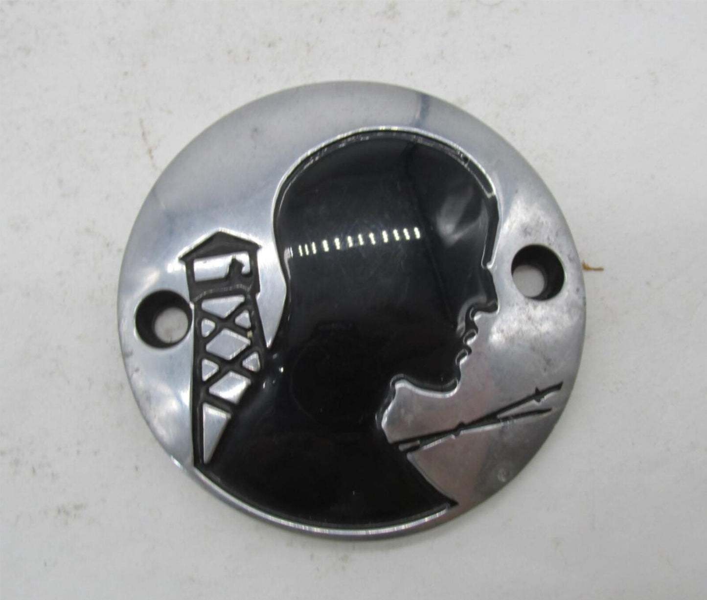 Harley Davidson Pow-Mia Shovelhead Two Hole Timing Points Cover