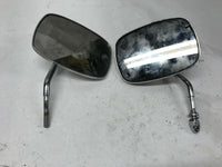 Harley Davidson Mirrors oem stock Chrome set pair Used Pre-Owned cracked glass