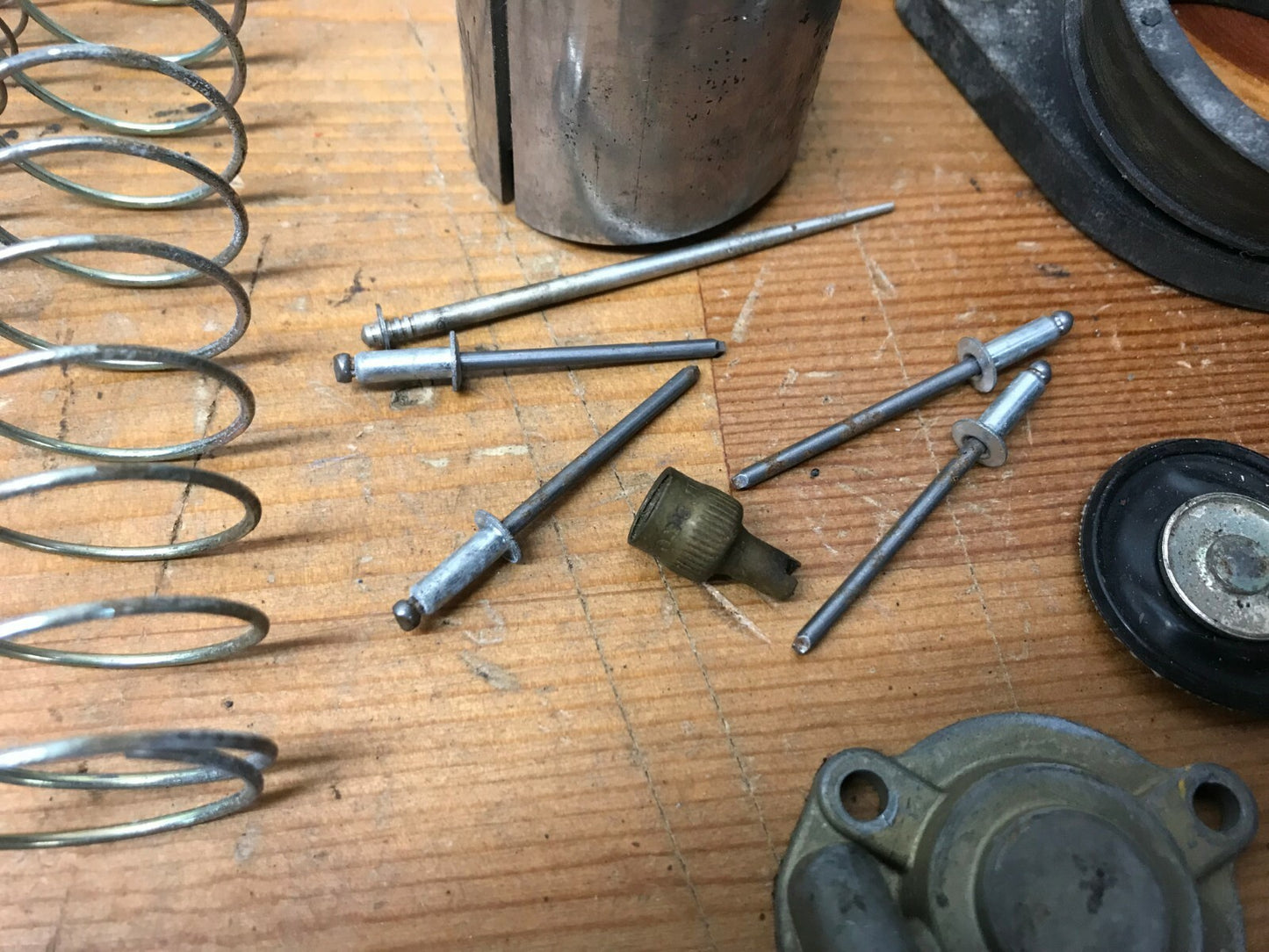 Harley-Davidson Shovelhead FX Carburetor Carb Parts Lot Springs Thrott