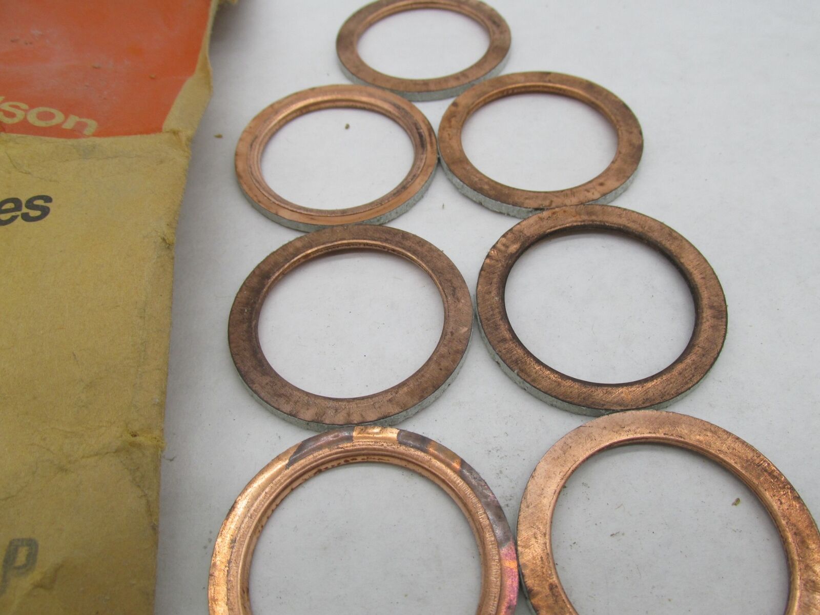 Lot of 7 Harley Davidson Genuine NOS Aermacchi Rapido Exhaust Gaskets 65833-68P