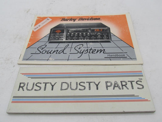 Harley Davidson Genuine Sound System Guide Handbook 99464-86