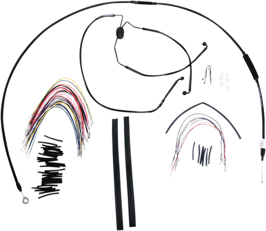 Burly Cable and Brake Line Kits 15in. Bagger Bars B30-1101