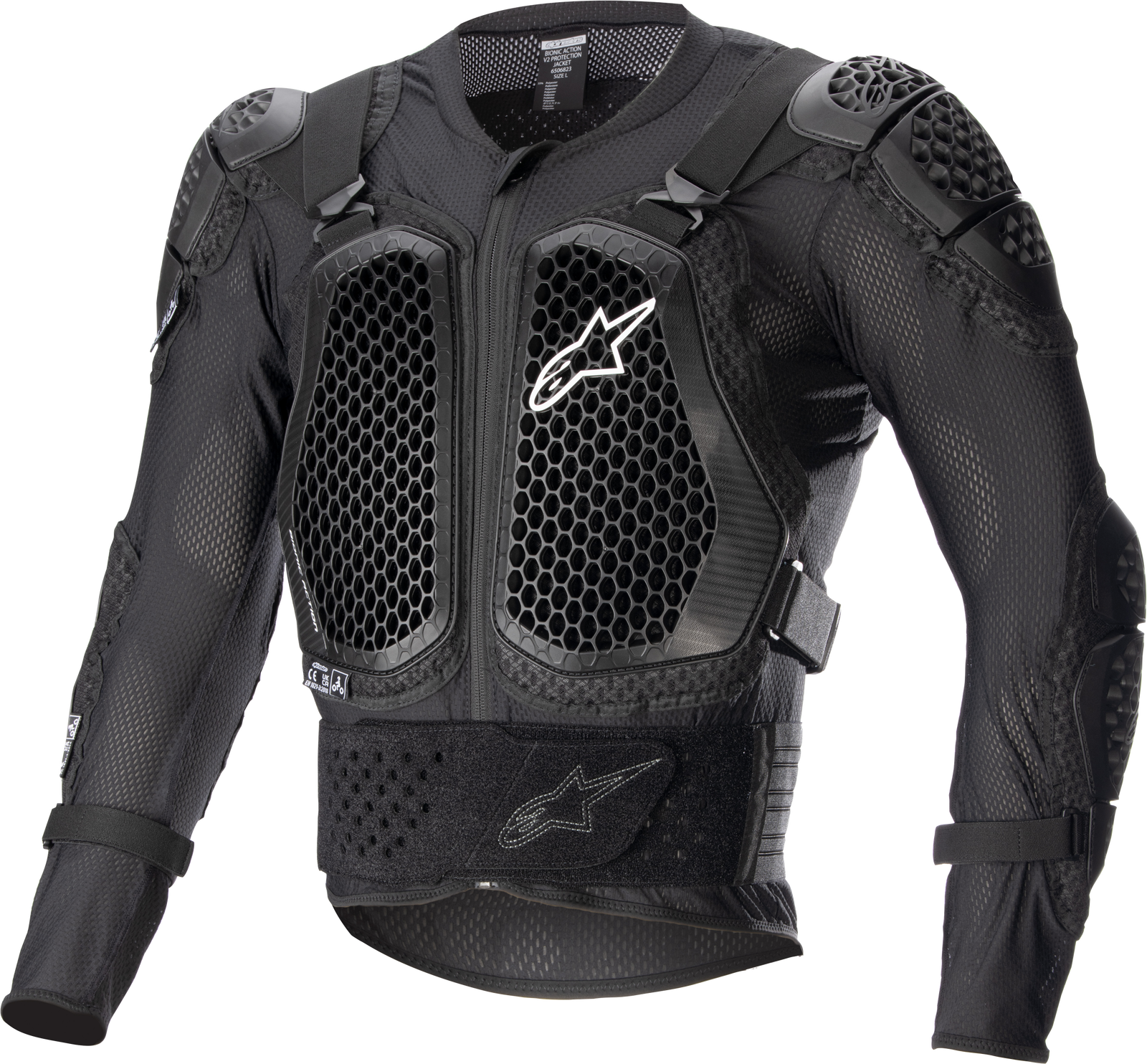 Alpinestars Bionic Action V2 Protection Jacket Black Md 6506823-10-M