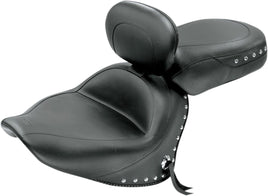 Mustang Wide Touring Two-Piece Seat with Driver Backrest 79476