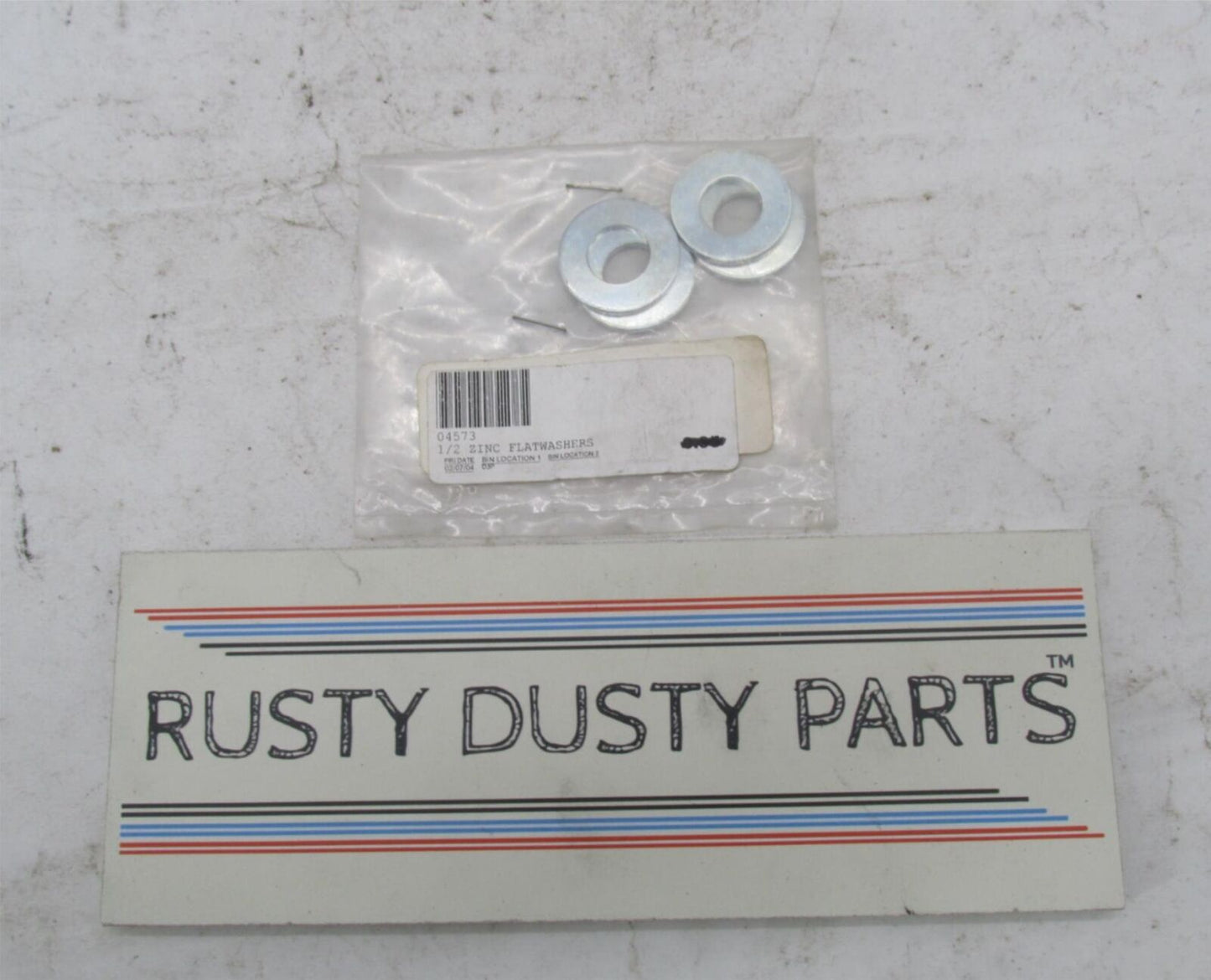Lot of 4 Harley Davidson Genuine Zinc Flat Washers 04573