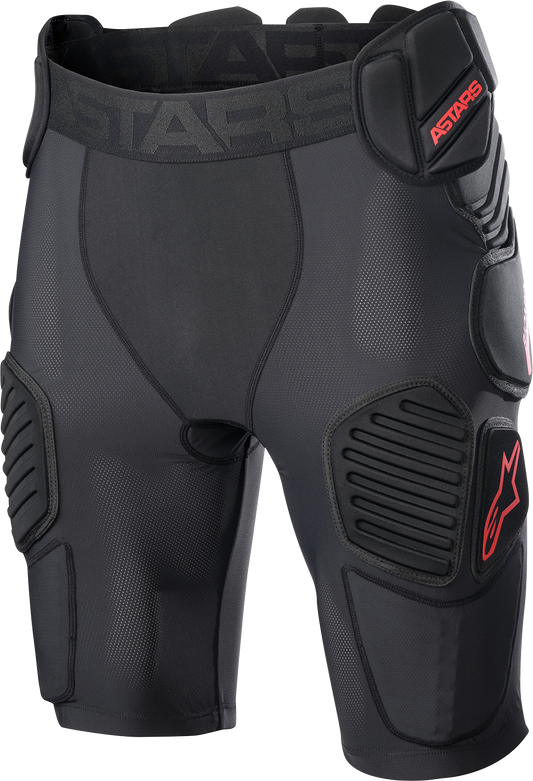 Alpinestars Bionic Pro Protection Shorts Black/Red 2XL 6507523-13-2X