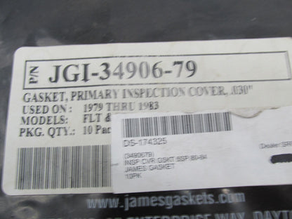 Lot of 9 Harley Davidson James Primary Inspection Cover Gaskets JGI 34906-79