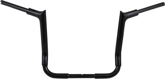 Fat Baggers, Inc. 1-1/2" EZ Install Pointed Top Handlebar 14" Black 815014-B