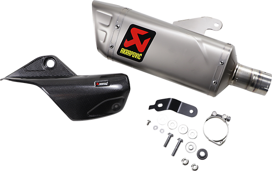 Akrapovic Slip-On Muffler Slash Cut Titanium S-Y10SO18-HAPLT