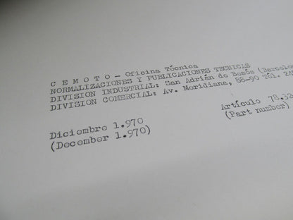 Bultaco Factory 1970 Sherpa S 100cc Motorcycle Catalog Parts List 78.32-117
