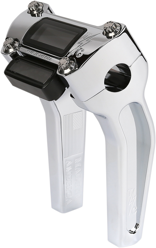 THRASHIN SUPPLY CO. Handlebar Risers 6-1/2" Rise Chrome TSC-6500-3