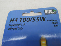 6263 New Eiko Headlamp H4 100/55W Heavy Duty Off Road W8046