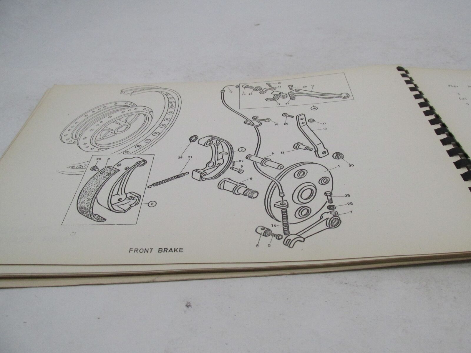 Bultaco Original Factory 1968 El Bandido Motorcycle Catalog Parts List