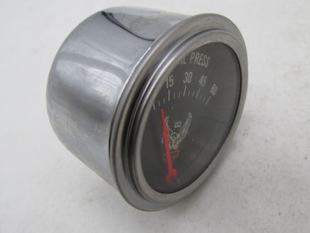 Harley Davidson Custom Chrome Mini 2-1/8" Oil Pressure Gauge