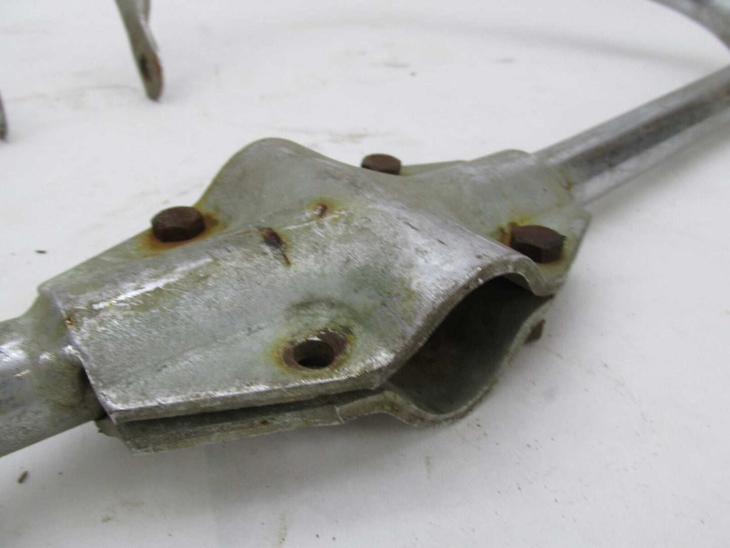 Vintage Chrome Patina Motorcycle Crash Engine Guard Bar Triumph Honda Yamaha CZ
