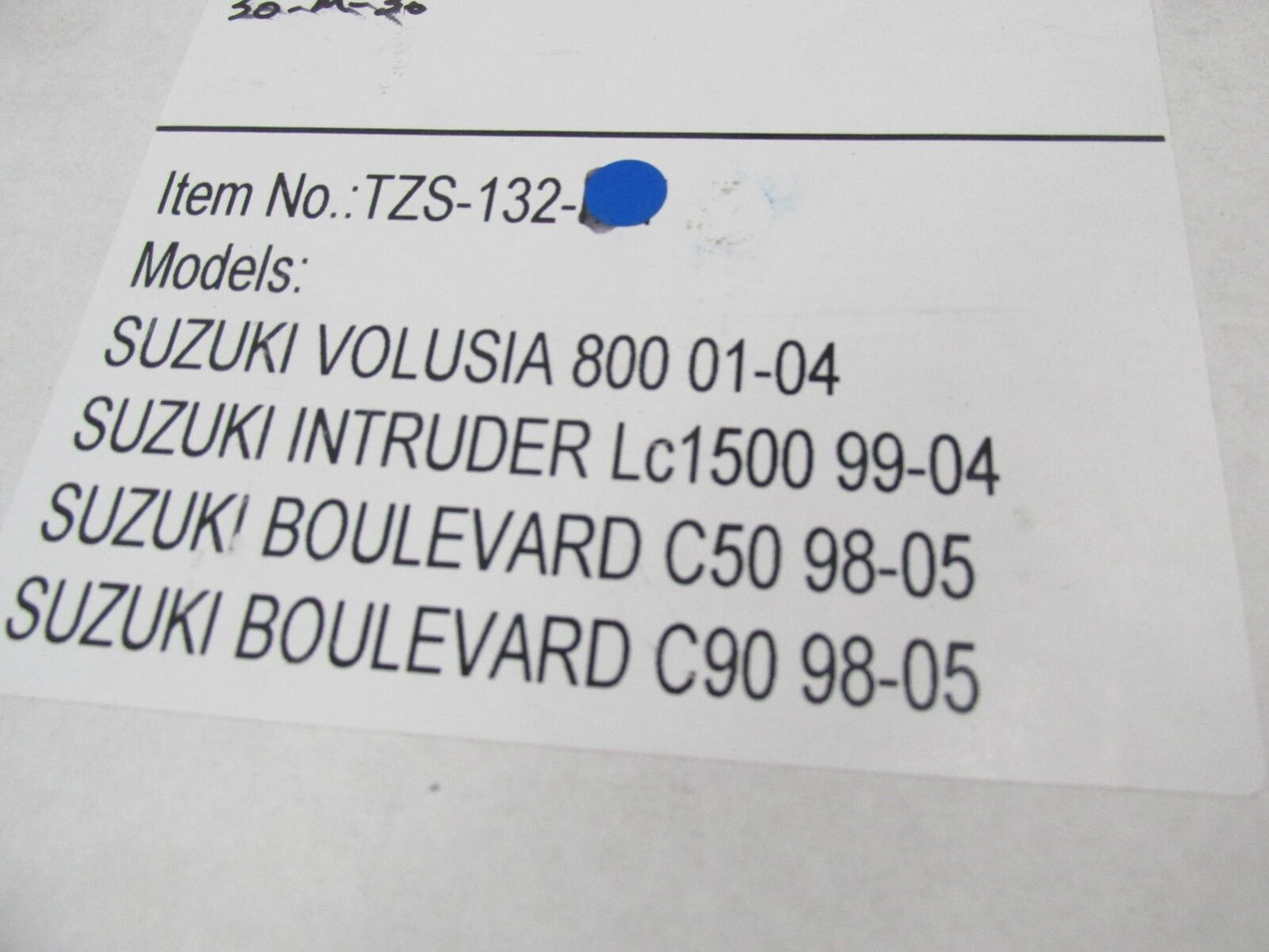 Topzone Suzuki Intruder Boulevard Blue Taillight Lens TZS-132