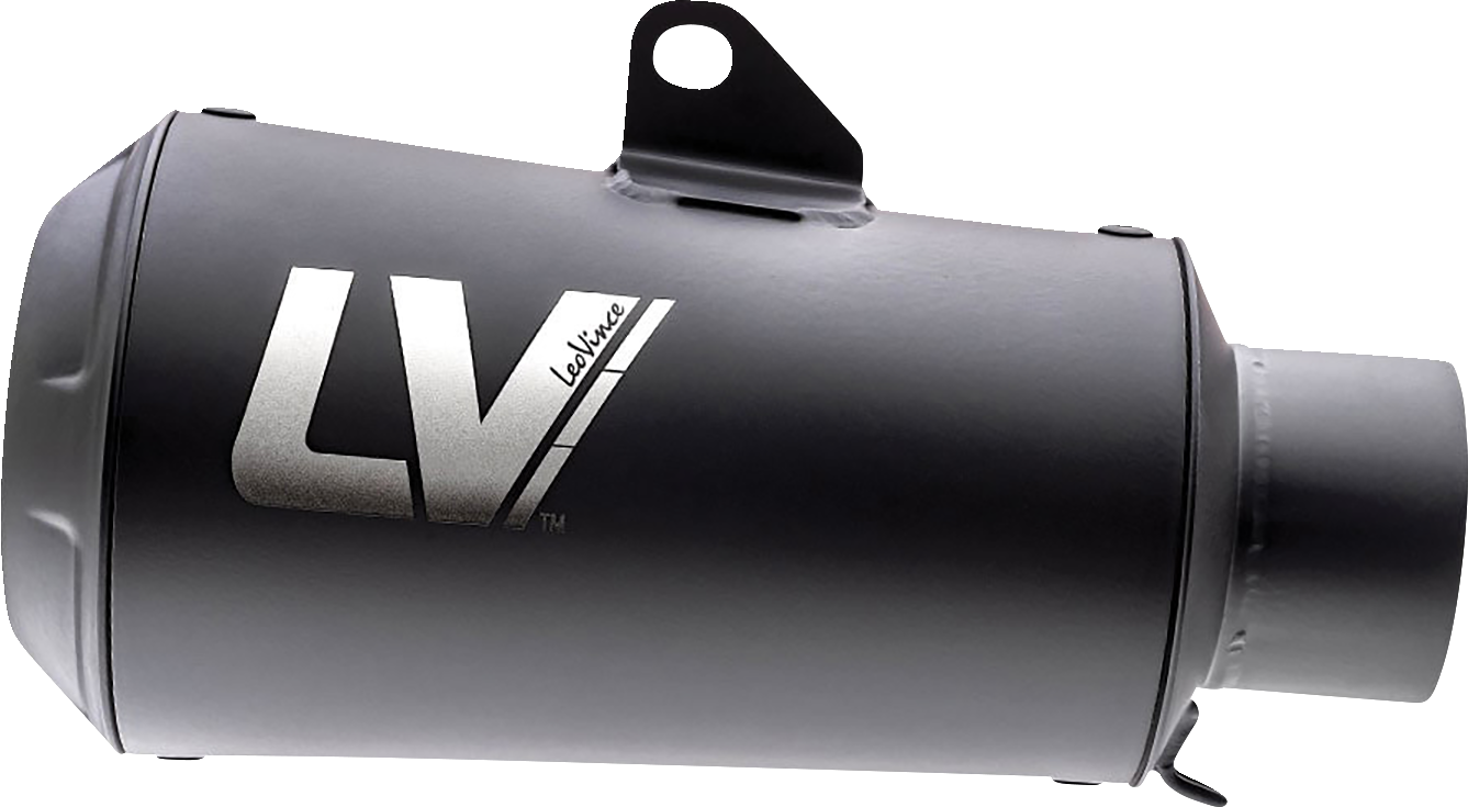 Leo Vince Universal LV-10 Full Black Slip-On Muffler Full Black 9746FB