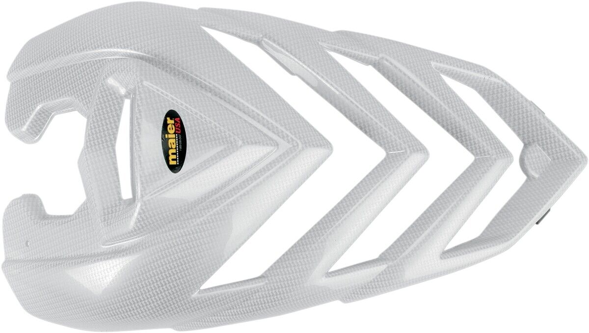 Maier Mfg Hood White Carbon Fiber 19006-31