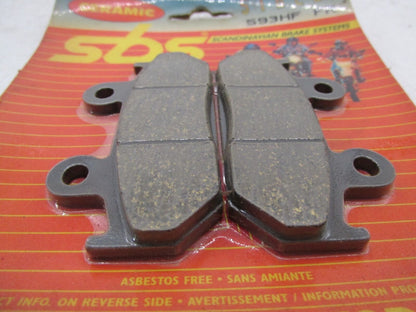 SBS Motorcycle Ceramic Street Brake Pads Pad Set 87-90 XRV 750 CBR600 593HF
