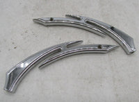 Harley Davidson Pair of 7" Curved Chrome Mirror Stems