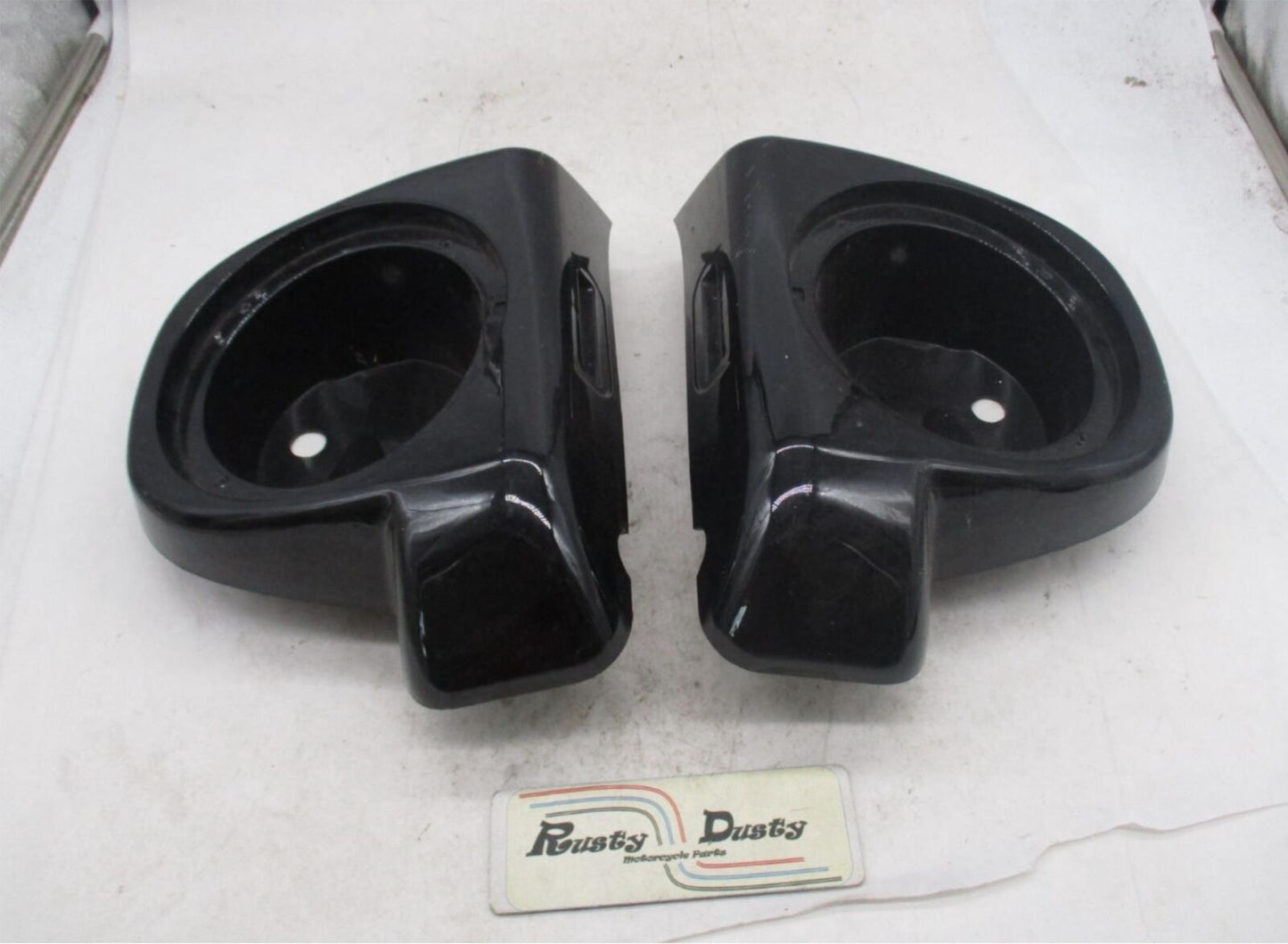 Pair of Harley Davidson Custom Chopper 6.75" Black Speaker Housings