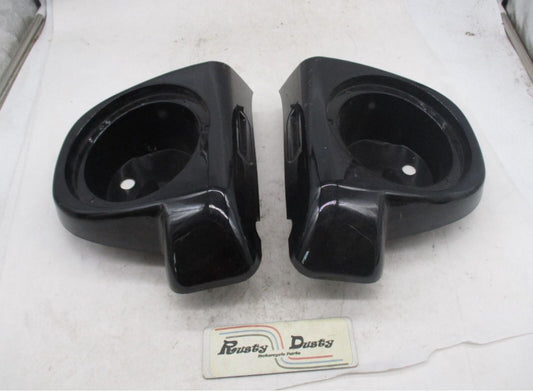 Pair of Harley Davidson Custom Chopper 6.75" Black Speaker Housings