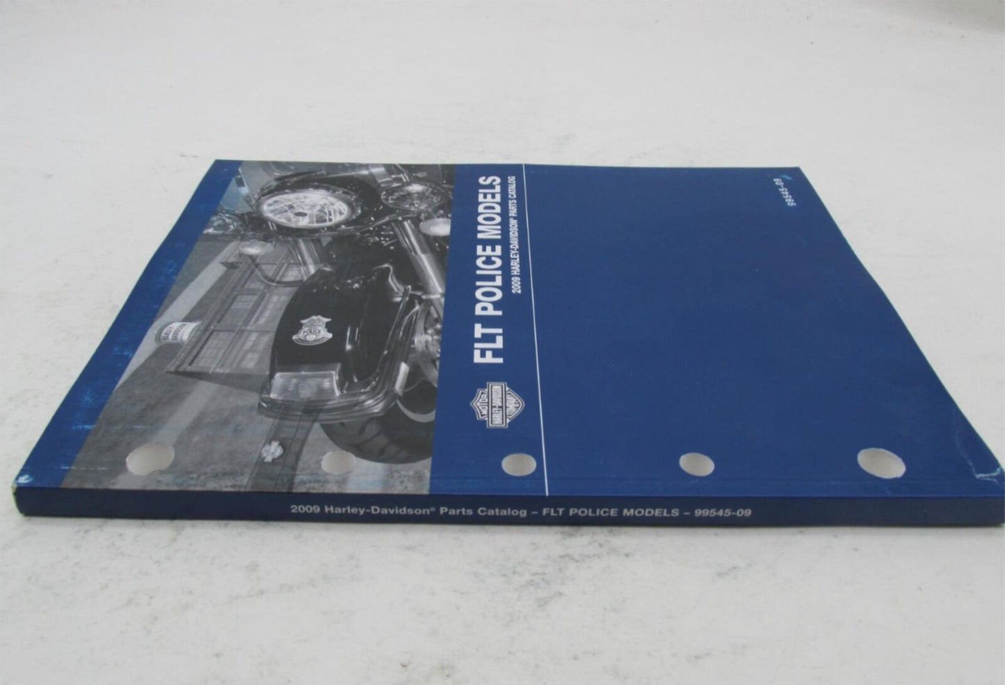 Harley-Davidson Official Factory 2009 FLT Police Models Parts Catalog 99545-09
