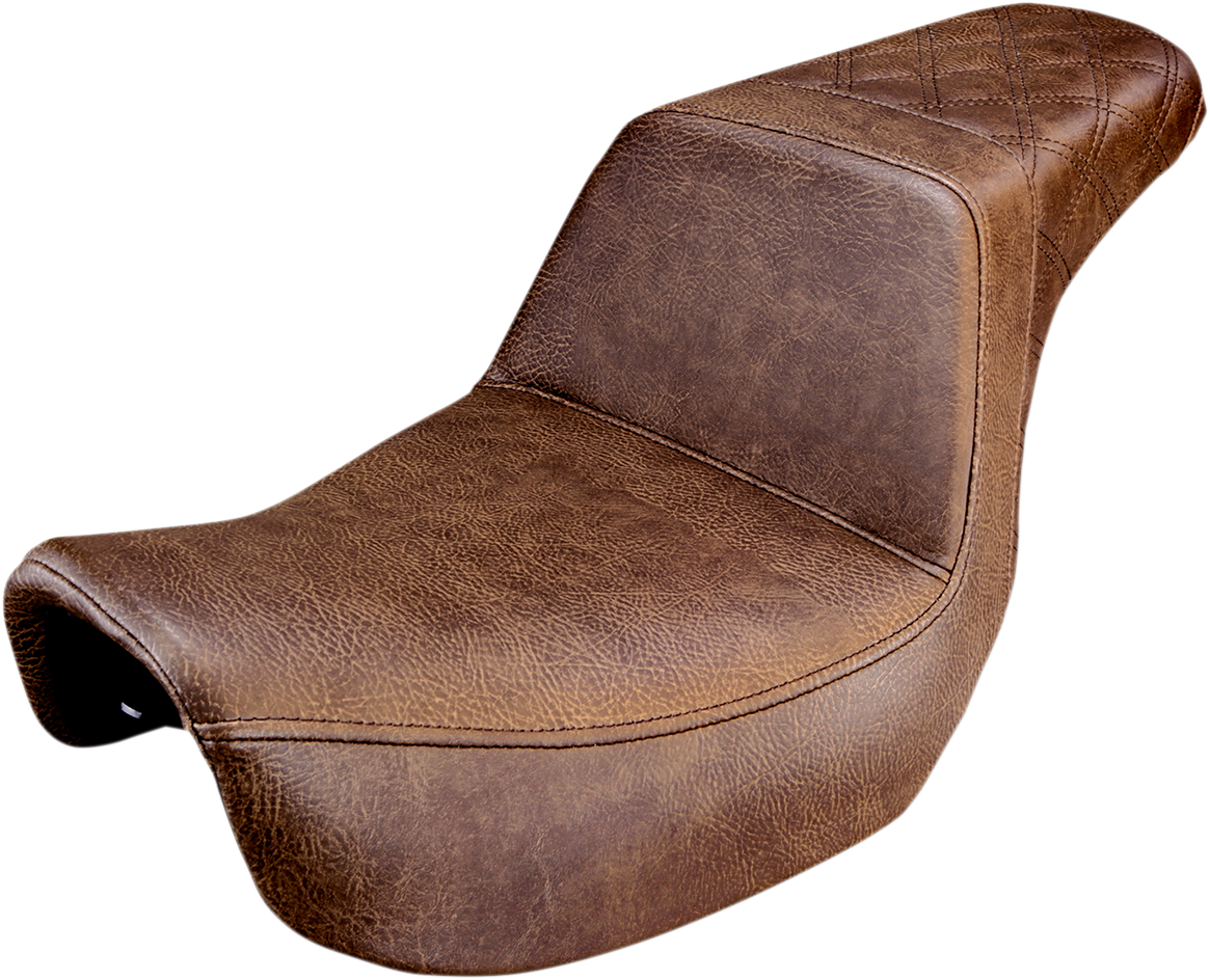 Saddlemen Step-Up Rear LS Seat Brown 806-04-173BR
