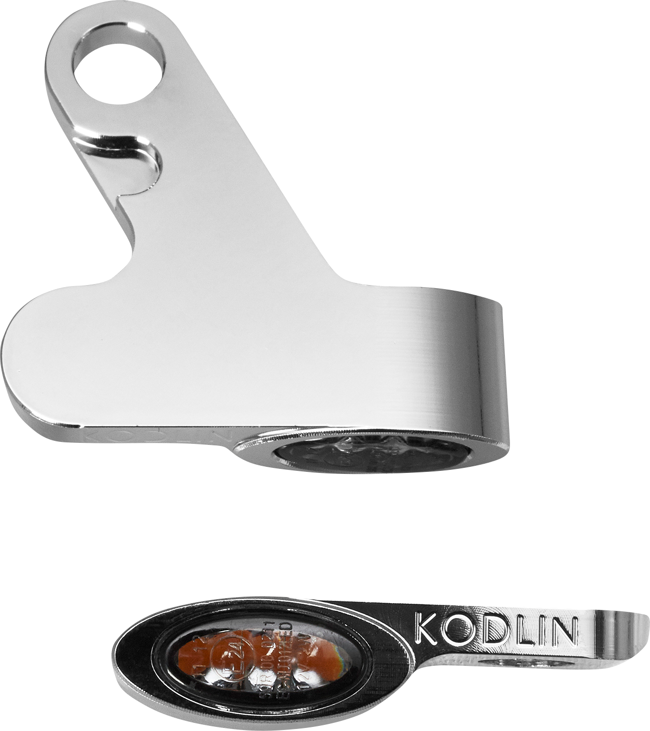 KODLIN USA Elypse LED 2-1 Front Turn Signals Chrome K68501