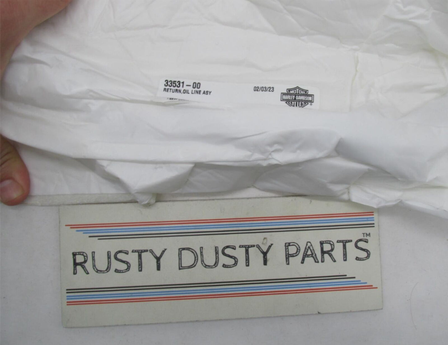 Harley-Davidson Genuine NOS Oil Return Line Assembly 33531-00