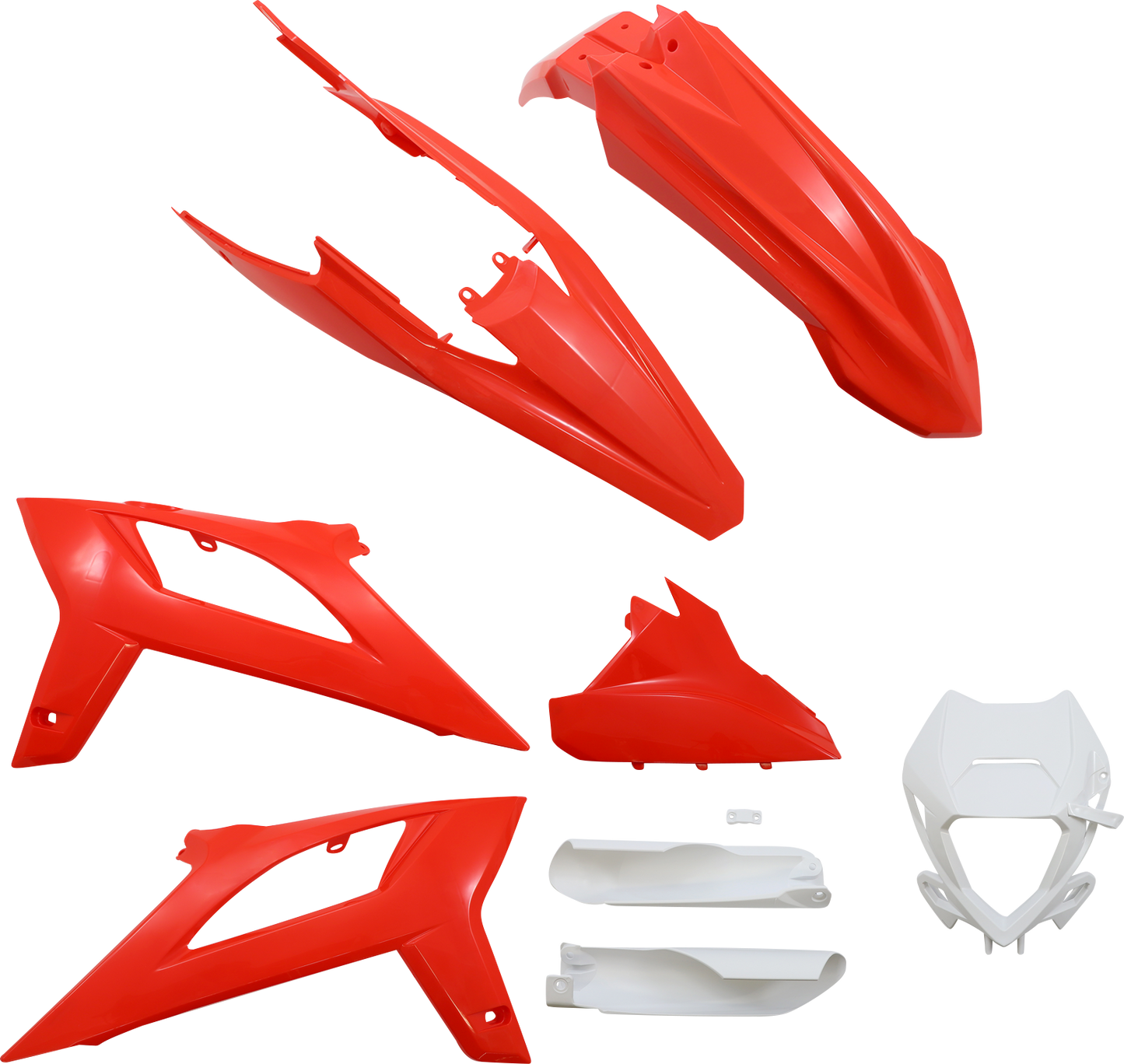 Acerbis Full Body Replacement Plastic Kit OEM Red/ White 2936267118