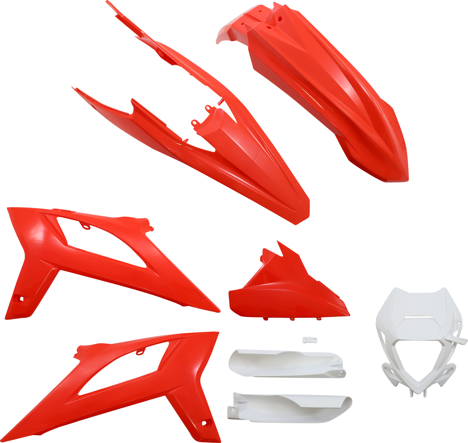 Acerbis Full Body Replacement Plastic Kit OEM Red/ White 2936267118