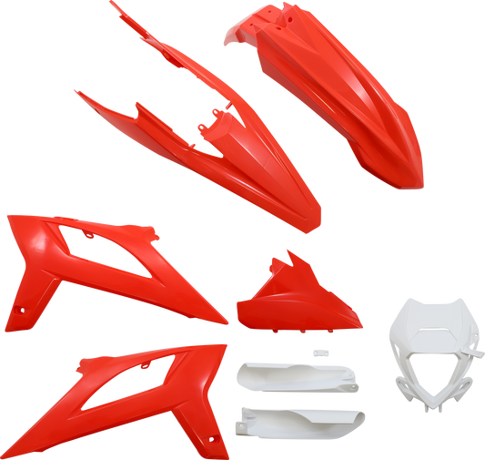 Acerbis Full Body Replacement Plastic Kit OEM Red/ White 2936267118
