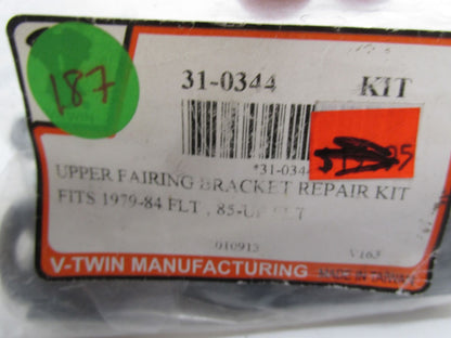 Harley V-Twin Manufacturing 79-84 FLT Upper Fairing Bracket Repair Kit 31-0344