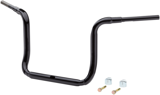 LA Choppers 1 1/2" Traditional Ape Hanger Handlebars 14" Black LA-7323-14B