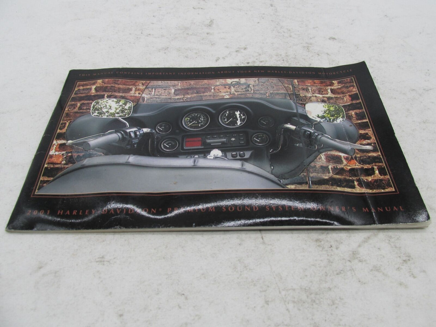 Harley-Davidson Official Factory 2001 Premium Sound System Manual Book 99464-01