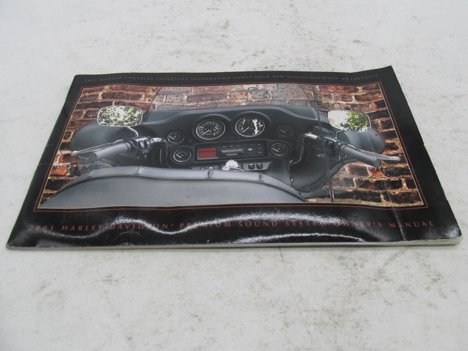 Harley-Davidson Official Factory 2001 Premium Sound System Manual Book 99464-01