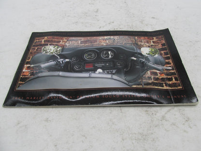 Harley-Davidson Official Factory 2001 Premium Sound System Manual Book 99464-01