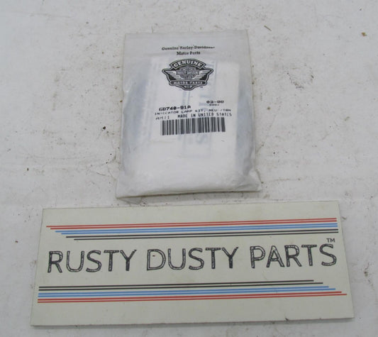 Harley-Davidson Genuine NOS Neutral Indicator Lamp Kit 68740-91A