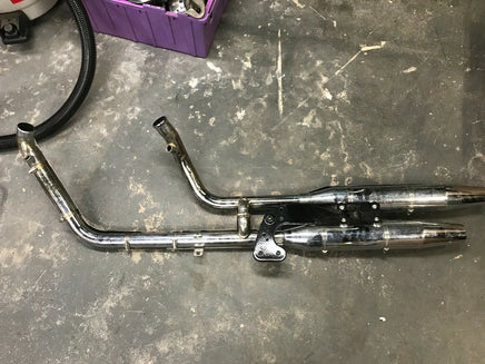 Harley FXS 1584 Harley Davidson  65357-07 complete Exhaust System Chrome OEM