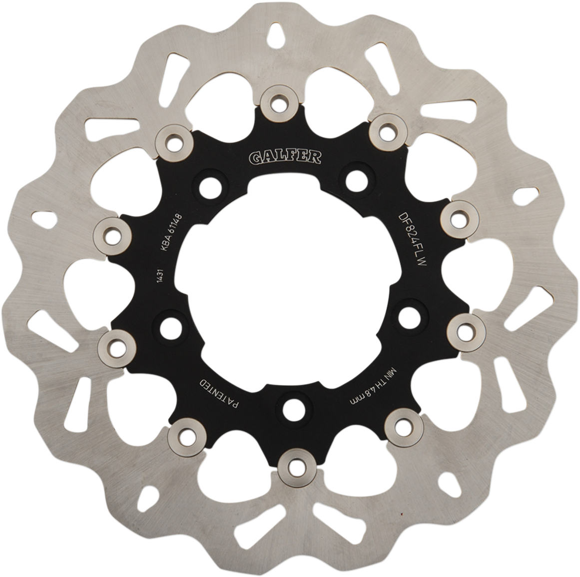 Galfer Full-Floating Wave Brake Rotors Rear DF824CW