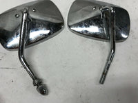 Harley Davidson Mirrors oem stock Chrome set pair Used Pre-Owned cracked glass