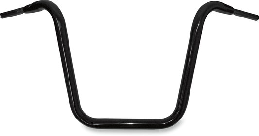 Drag Specialties 1 1/2in Big Buffalo Bars Black 16" Ape Hanger 0601-1252