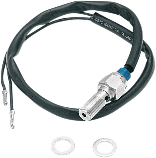 K & S Hydraulic Brake Light Switch 3/8in.-24 - Single Bleed 12-0020