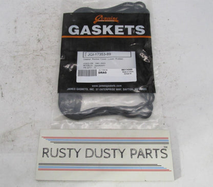 Lot of 4 Harley Davidson James Rubber Lower Rocker Cover Gaskets JGI-17353-89