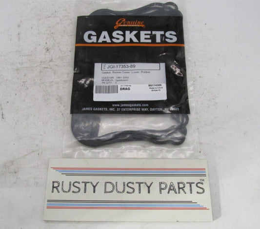 Lot of 4 Harley Davidson James Rubber Lower Rocker Cover Gaskets JGI-17353-89