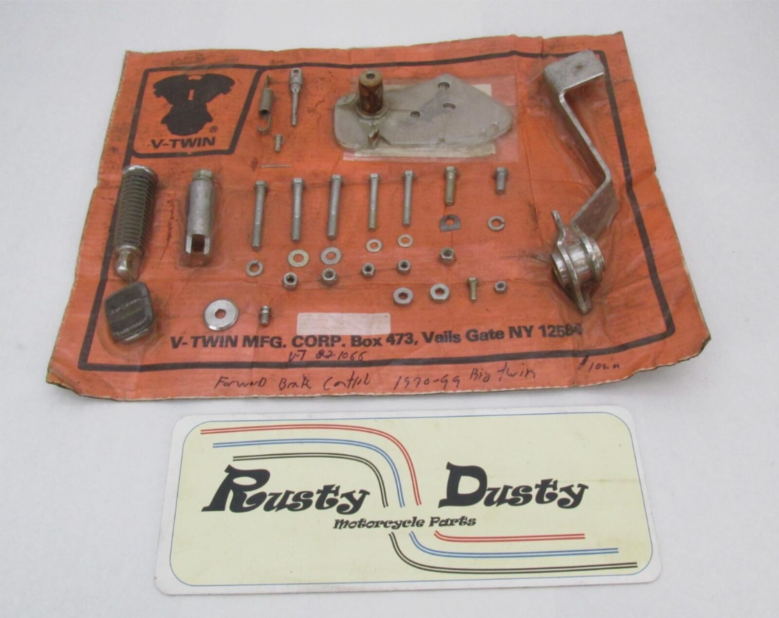 Harley Davidson V-Twin FXST 2-Type Chrome Brake Control Kit 22-1066