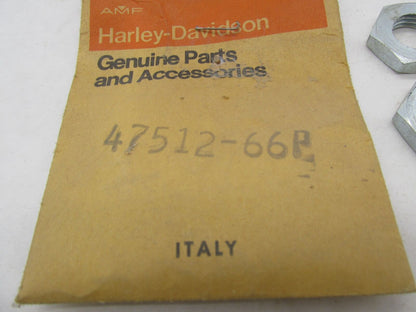 Lot of 2 Harley Davidson Genuine NOS Aermacchi MX SS Pivot Bolt Nuts 47512-66P