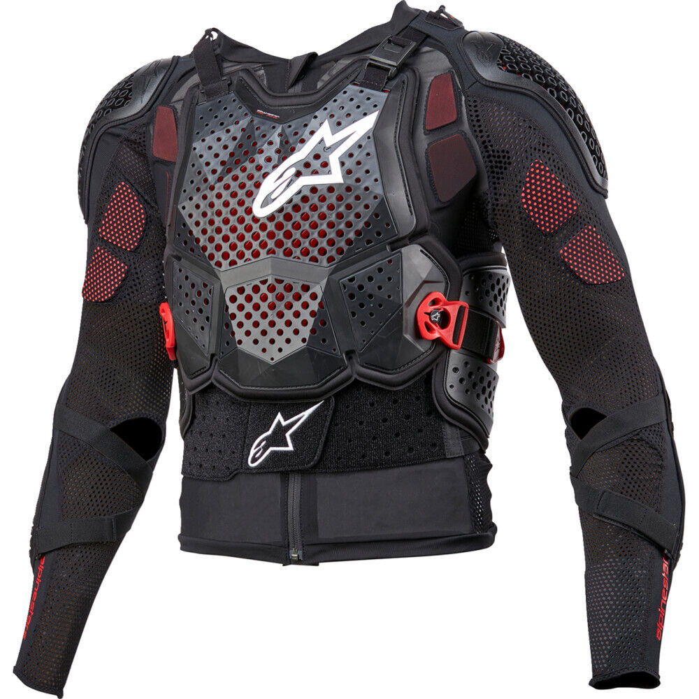 Alpinestars Bionic Tech V3 Protection Jackets Black/White/Red Lg 6506524-123-L
