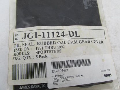 Lot of 4 Harley Davidson Sporster Rubber Cam Gear Cover Oil Seals JGI-11124-DL